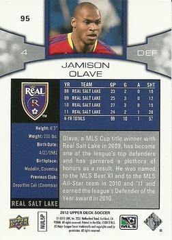 2012 Upper Deck MLS #95 Jamison Olave Back