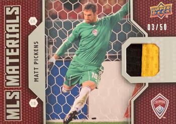 2011 Upper Deck MLS - MLS Materials Premium Series #M-PI Matt Pickens Front