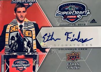 2012 Upper Deck MLS - Super Draft Signatures #SDS-EF Ethan Finlay Front