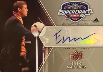 2012 Upper Deck MLS - Super Draft Signatures #SDS-EM Enzo Martinez Front