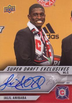 2011 Upper Deck MLS - MLS Super Draft Exclusives Signatures #MSD-JA Jalil Anibaba Front