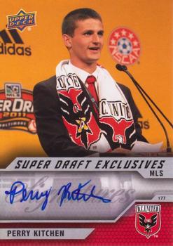 2011 Upper Deck MLS - MLS Super Draft Exclusives Signatures #MSD-PK Perry Kitchen Front