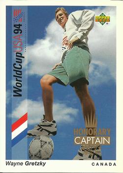1993 Upper Deck World Cup Preview (English/Spanish) - Honorary Captains #HC4 Wayne Gretzky Front