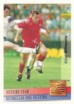 1993 Upper Deck World Cup Preview (English/Spanish) - Future Stars #FS15 Marc Wilmots Front