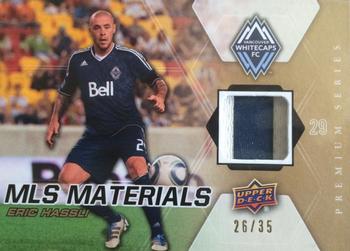 2012 Upper Deck MLS - MLS Materials Premium Series #M-EH Eric Hassli Front