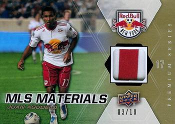 2012 Upper Deck MLS - MLS Materials Premium Series #M-JA Juan Agudelo Front