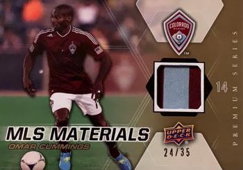 2012 Upper Deck MLS - MLS Materials Premium Series #M-OC Omar Cummings Front