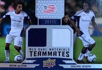 2011 Upper Deck MLS - MLS Dual Materials Teammates #TM-JA Shalrie Joseph / Kevin Alston Front