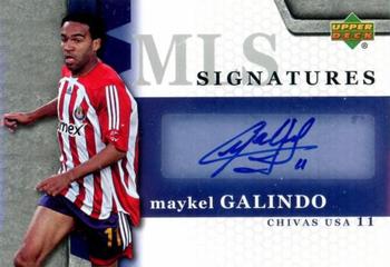 2007 Upper Deck MLS - MLS Singles #MLS-MG Maykel Galindo Front