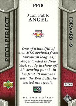 2007 Upper Deck MLS - Pitch Perfect #PP18 Juan Pablo Angel Back