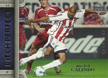 2007 Upper Deck MLS - Pitch Perfect #PP23 Maykel Galindo Front