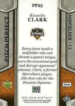 2007 Upper Deck MLS - Pitch Perfect #PP25 Ricardo Clark Back
