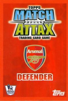 2007-08 Topps Match Attax Premier League #NNO Gael Clichy Back
