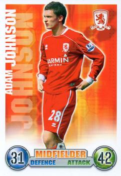 2007-08 Topps Match Attax Premier League #NNO Adam Johnson Front