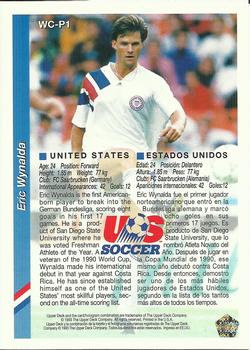1993 Upper Deck World Cup Preview (English/Spanish) - Promos #WC-P1 Eric Wynalda Back