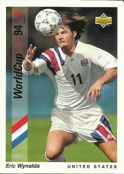 1993 Upper Deck World Cup Preview (English/Spanish) - Promos #WC-P1 Eric Wynalda Front