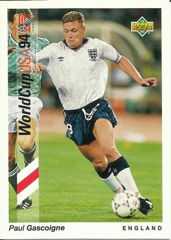 1993 Upper Deck World Cup Preview (English/Spanish) - Promos #WC-P5 Paul Gascoigne Front