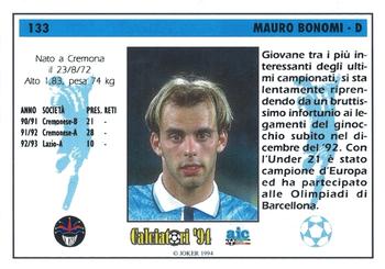 1994 Joker Italian League #133 Mauro Bonomi Back