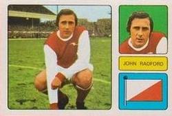 1973-74 FKS Wonderful World of Soccer Stars Stickers #9 John Radford Front