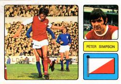 1973-74 FKS Wonderful World of Soccer Stars Stickers #11 Peter Simpson Front