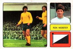 1973-74 FKS Wonderful World of Soccer Stars Stickers #78 Ron Webster Front