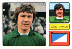 1973-74 FKS Wonderful World of Soccer Stars Stickers #87 David Lawson Front