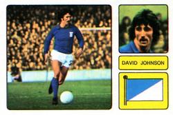 1973-74 FKS Publishers Wonderful World of Soccer Stars Stickers #98 David Johnson Front