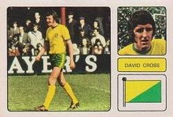 1973-74 FKS Wonderful World of Soccer Stars Stickers #187 David Cross Front