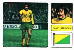 1973-74 FKS Wonderful World of Soccer Stars Stickers #194 David Stringer Front