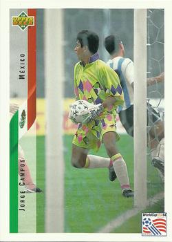 1994 Upper Deck World Cup Contenders English/Spanish - Promos #PR1 Jorge Campos Front