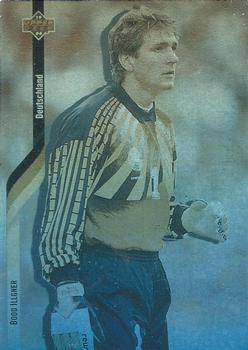 1994 Upper Deck World Cup Contenders English/Spanish - German Holograms Exchange #D6 Bodo Illgner Front