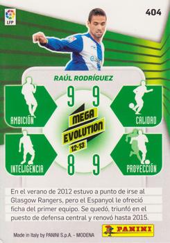 2012-13 Panini Megacracks #404 Raúl Rodríguez Back