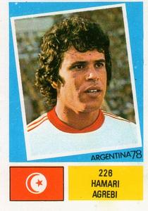 1978 FKS Publishers Argentina 78 Stickers #226 Hamadi Agrebi Front