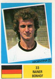1978 FKS Publishers Argentina 78 Stickers #33 Rainer Bonhof Front