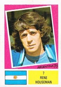 1978 FKS Publishers Argentina 78 Stickers #7 Rene Houseman Front
