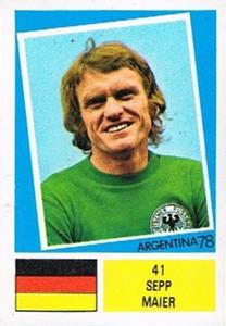 1978 FKS Publishers Argentina 78 Stickers #41 Sepp Maier Front