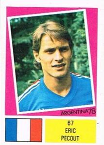 1978 FKS Publishers Argentina 78 Stickers #67 Eric Pecout Front