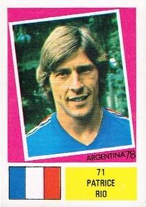 1978 FKS Publishers Argentina 78 Stickers #71 Patrice Rio Front