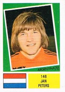 1978 FKS Publishers Argentina 78 Stickers #146 Jan Peters Front