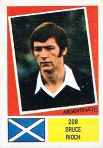 1978 FKS Publishers Argentina 78 Stickers #208 Bruce Rioch Front