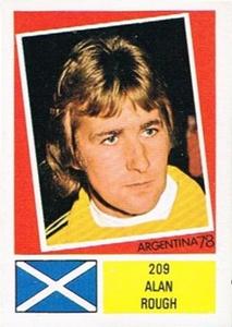 1978 FKS Publishers Argentina 78 Stickers #209 Alan Rough Front