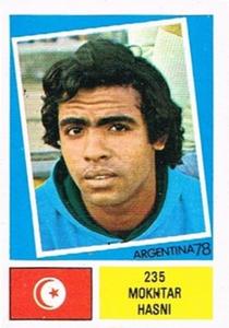 1978 FKS Publishers Argentina 78 Stickers #235 Mokhtar Hasni Front