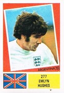 1978 FKS Publishers Argentina 78 Stickers #277 Emlyn Hughes Front