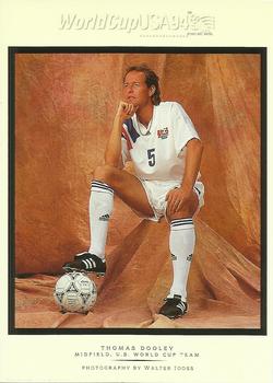 1994 Upper Deck World Cup Contenders English/Spanish - Walter Iooss Portraits #WI5 Thomas Dooley Front