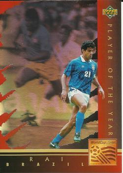 1994 Upper Deck World Cup Contenders English/Spanish - Player of the Year #WC1 Rai Front