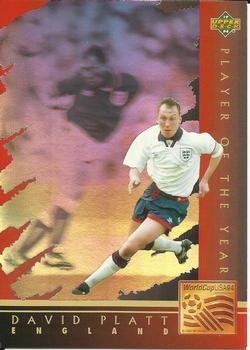 1994 Upper Deck World Cup Contenders English/Spanish - Player of the Year #WC3 David Platt Front