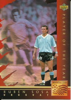 1994 Upper Deck World Cup Contenders English/Spanish - Player of the Year #WC7 Ruben Sosa Front