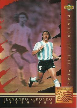 1994 Upper Deck World Cup Contenders English/Spanish - Player of the Year #WC9 Fernando Redondo Front
