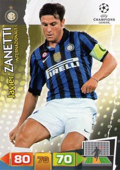 Panini 170 Javier Adelmar Zanetti FC Internazionale UEFA CL 2007/08 