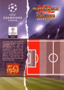 2011-12 Panini Adrenalyn XL UEFA Champions League #NNO Nemanja Vidic Back
